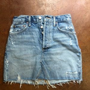 Agolde Denim Skirt